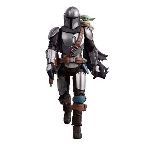 Blokees Star Wars Champion Class Mandalorian Din Djarin + Grogu