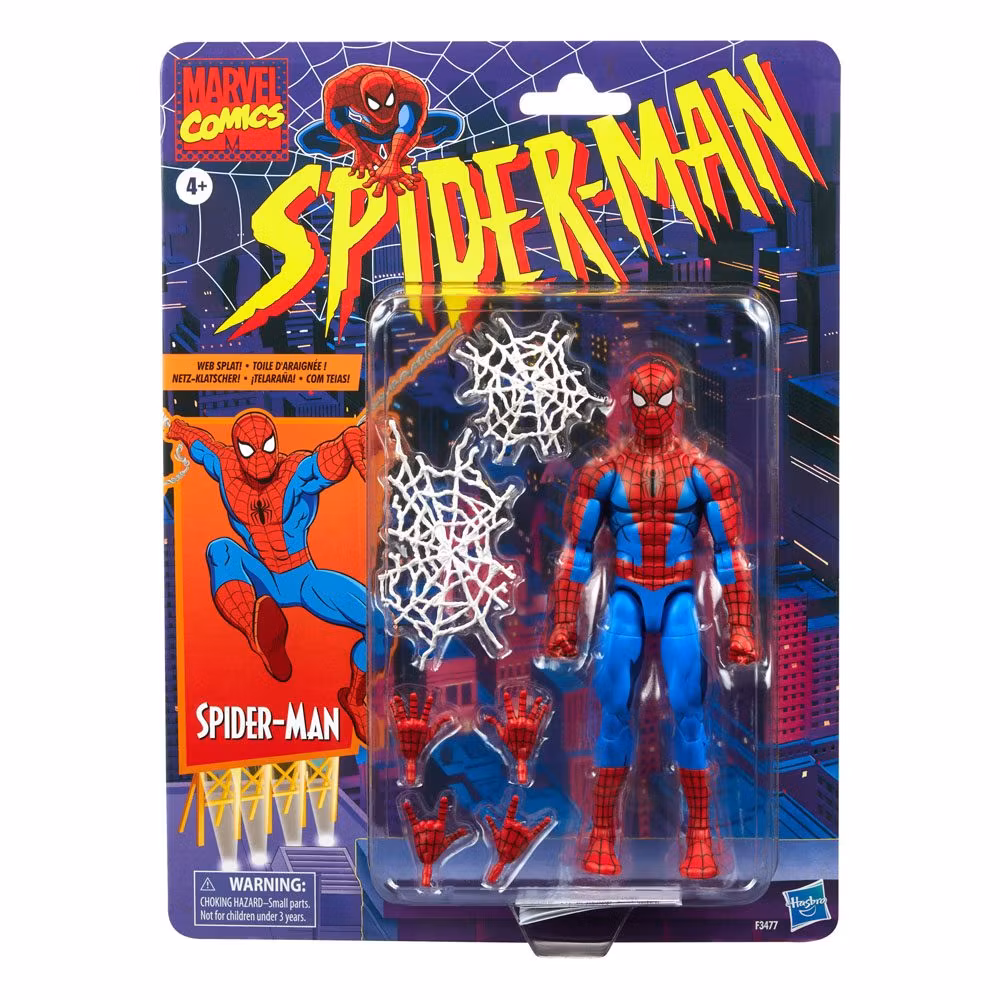Spider-Man Marvel Legends Retro Action Figure Spider-Man 15 cm (Totalpris 429,-)