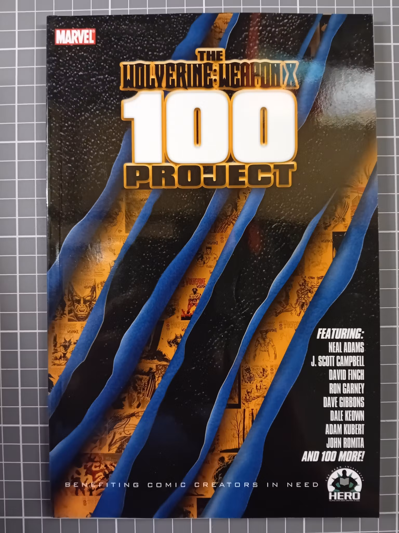 Wolverine Weapon X 100 project (Cover kunstbok)