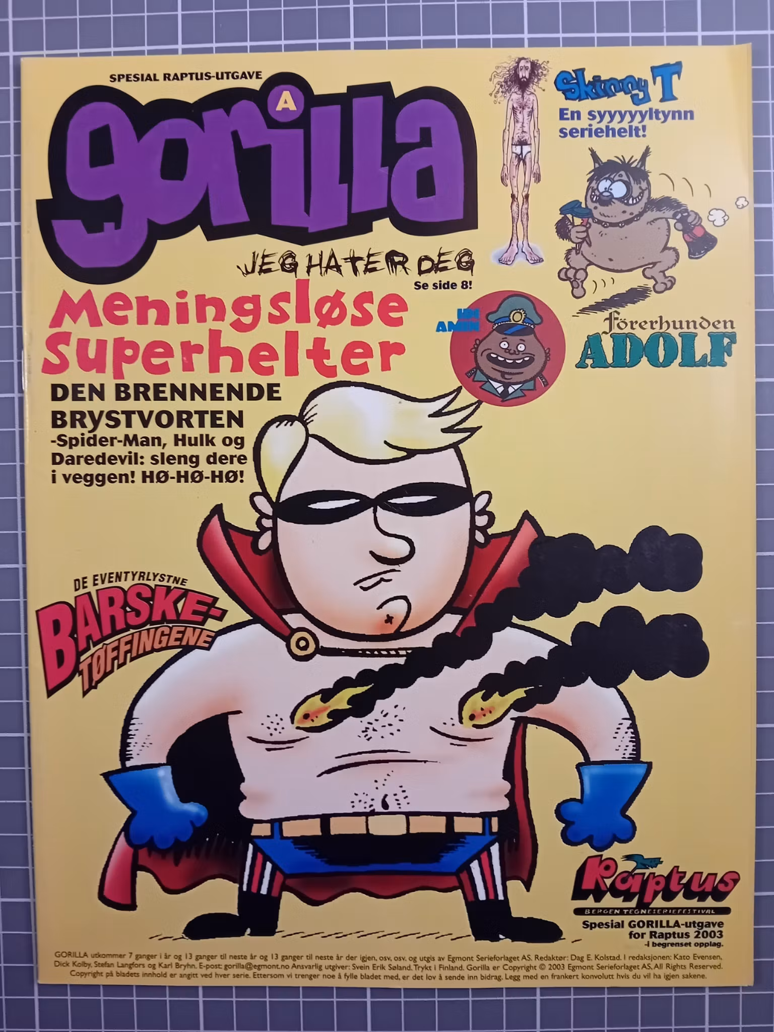 Gorilla 2003 Raptus spesial
