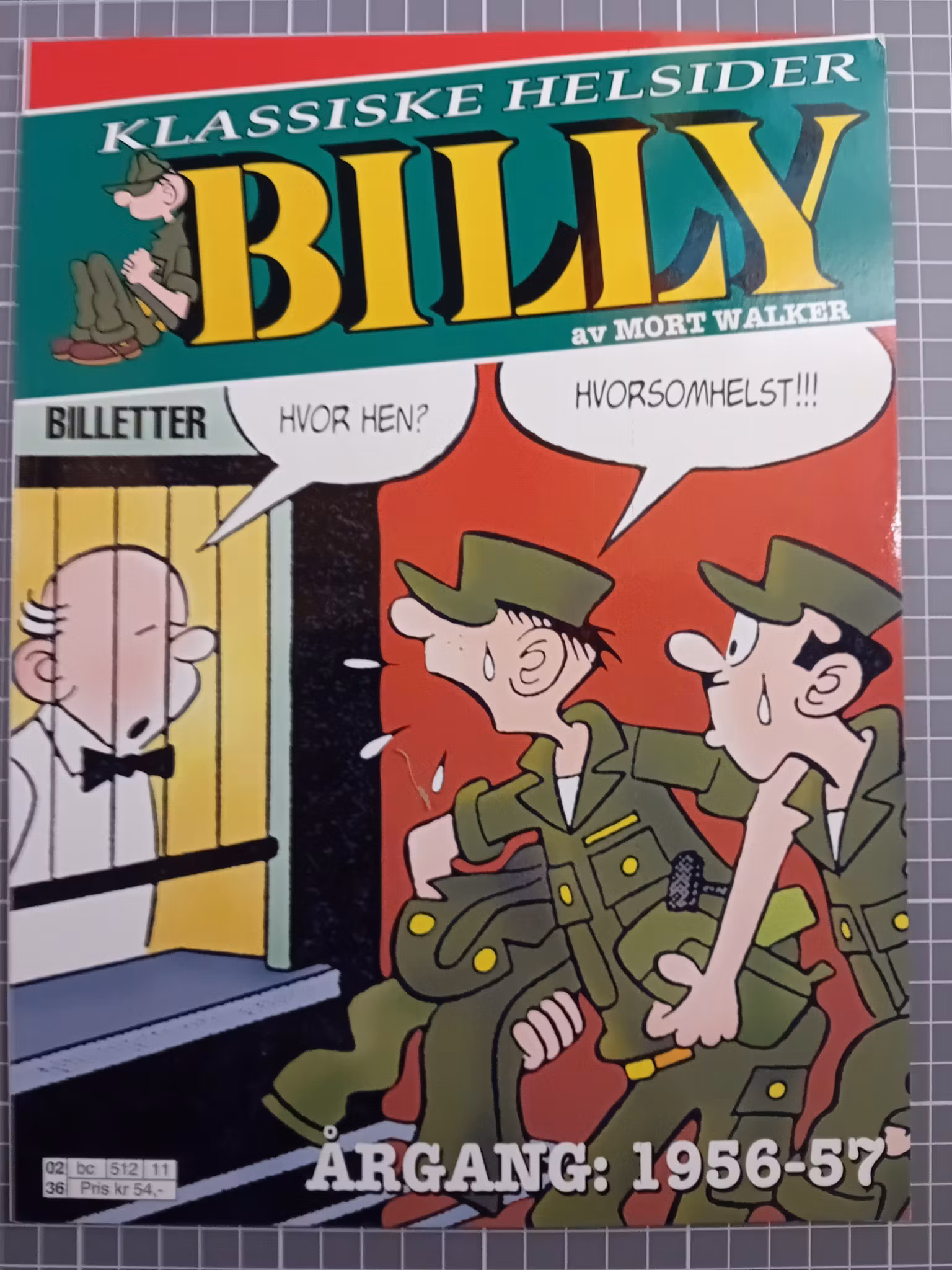 Billy : Klassiske helsider 1956-57