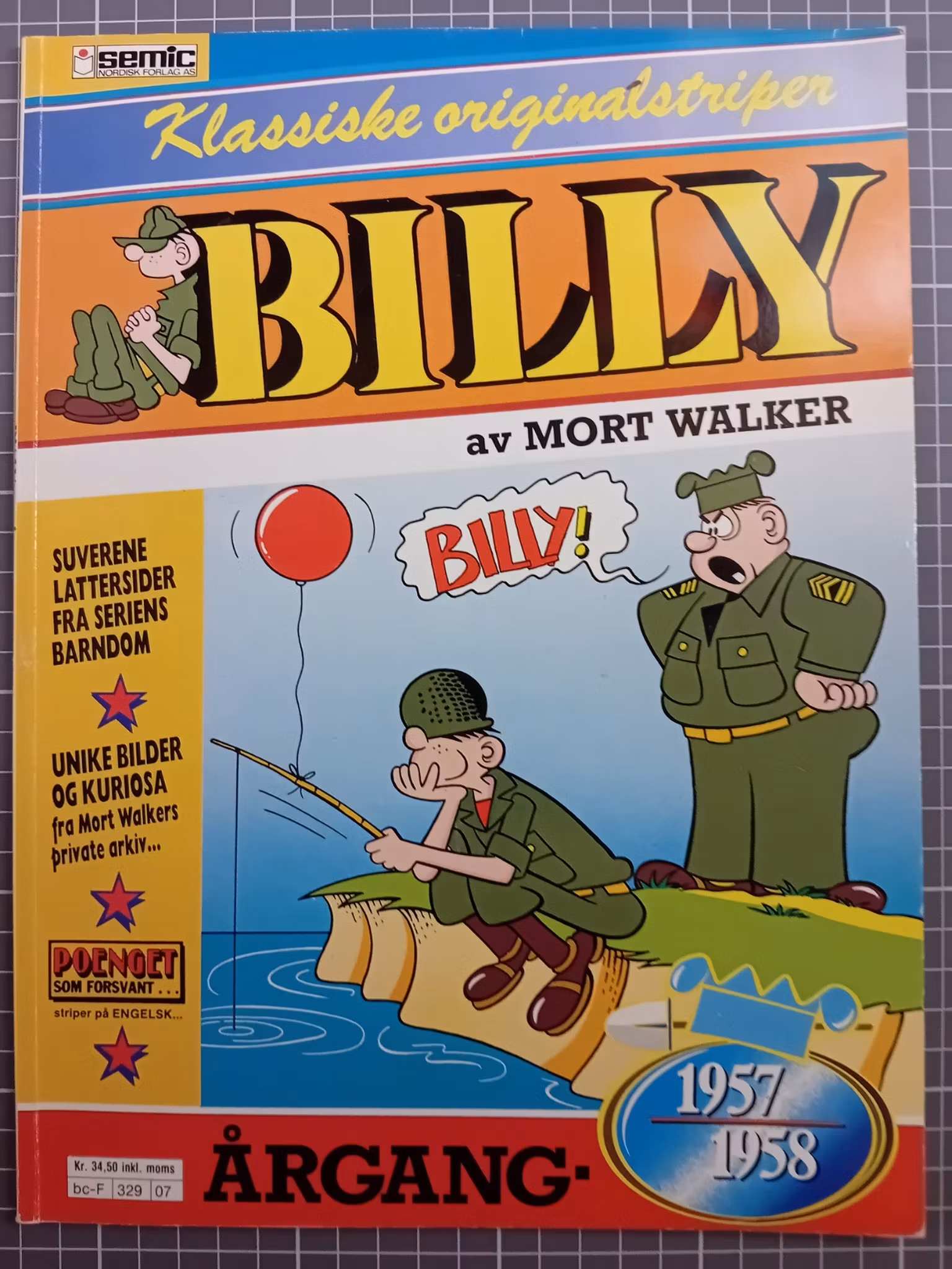 Billy : Klassiske originalstriper 1957-58