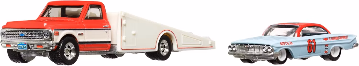 Team Transport #56 1961 Chevrolet Impala + 1972 chevy ramp truck