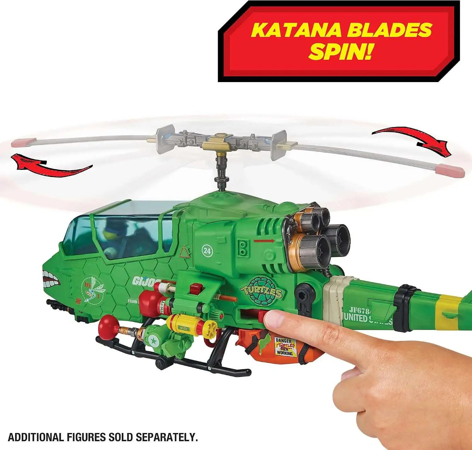 Teenage Mutant Ninja Turtles x G.I. Joe Crossover Classics Vehicle Turtle-Fly Copter