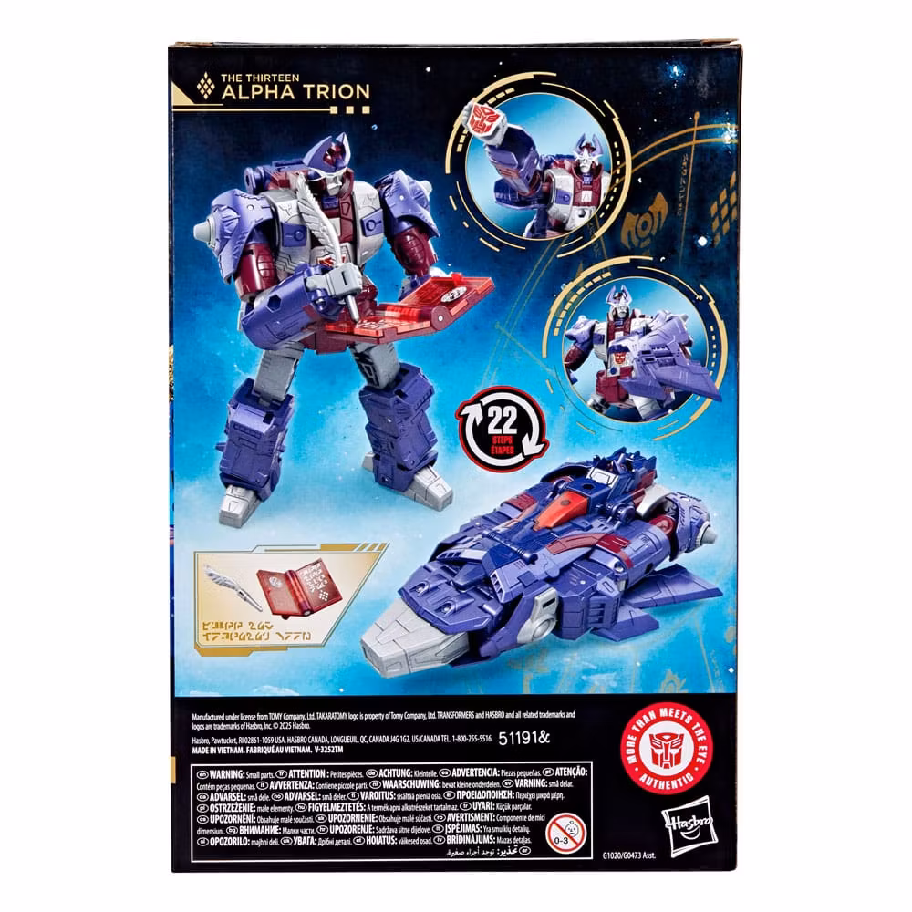 Transformers Age of the Primes Voyager Class Action Figure The Thirteen: Alpha Trion 18 cm