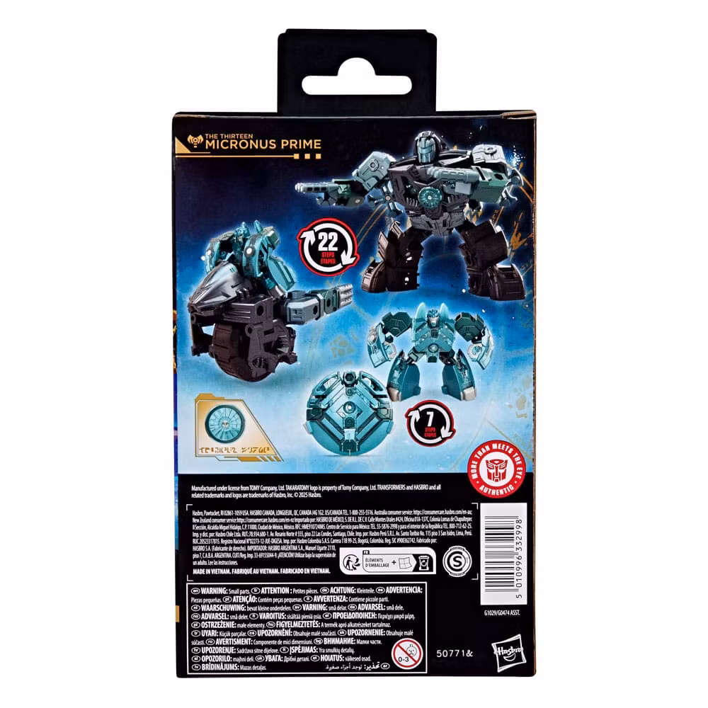 Transformers Age of the Primes Deluxe Class Action Figure The Thirteen: Micronus Prime 14 cm
