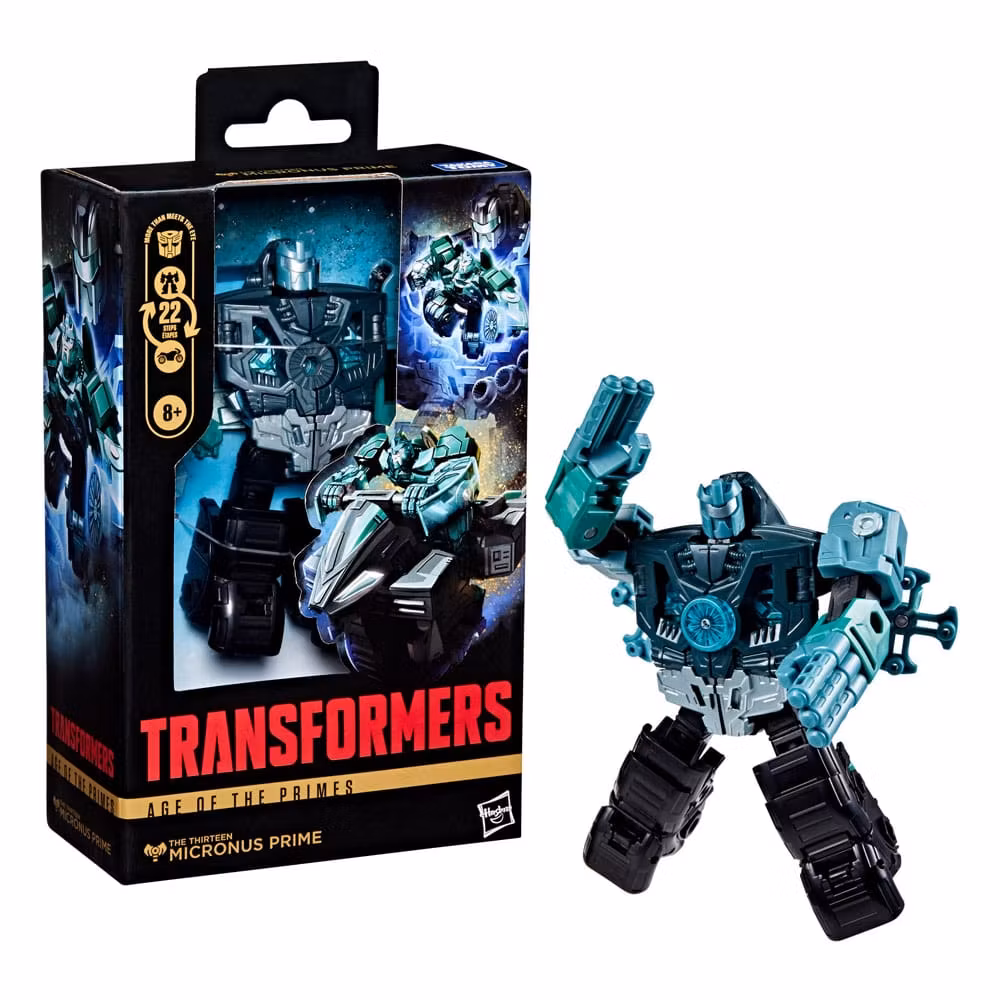 Transformers Age of the Primes Deluxe Class Action Figure The Thirteen: Micronus Prime 14 cm