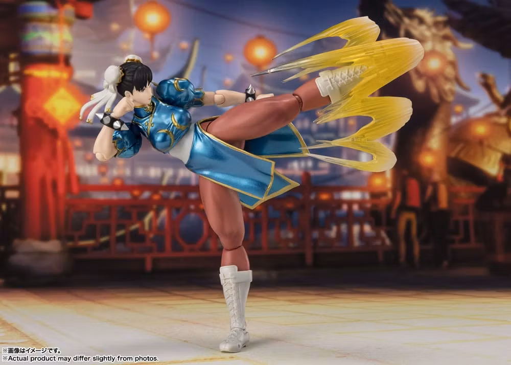Street Fighter S.H. Figuarts Action Figure Chun-Li (Outfit 2) 15 cm (Totalpris 798,-)