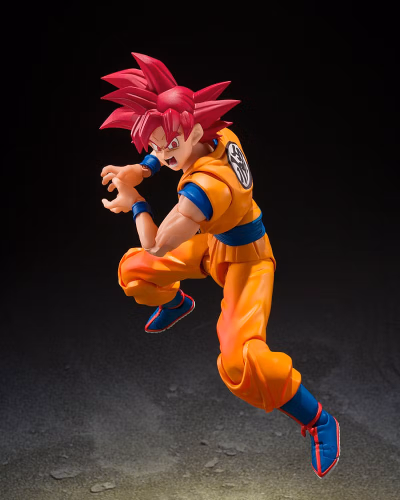 Dragon Ball Super S.H.Figuarts Action Figure Super Saiyan God Son Guko (God Aura) 15 cm (Totalpris 398,-)