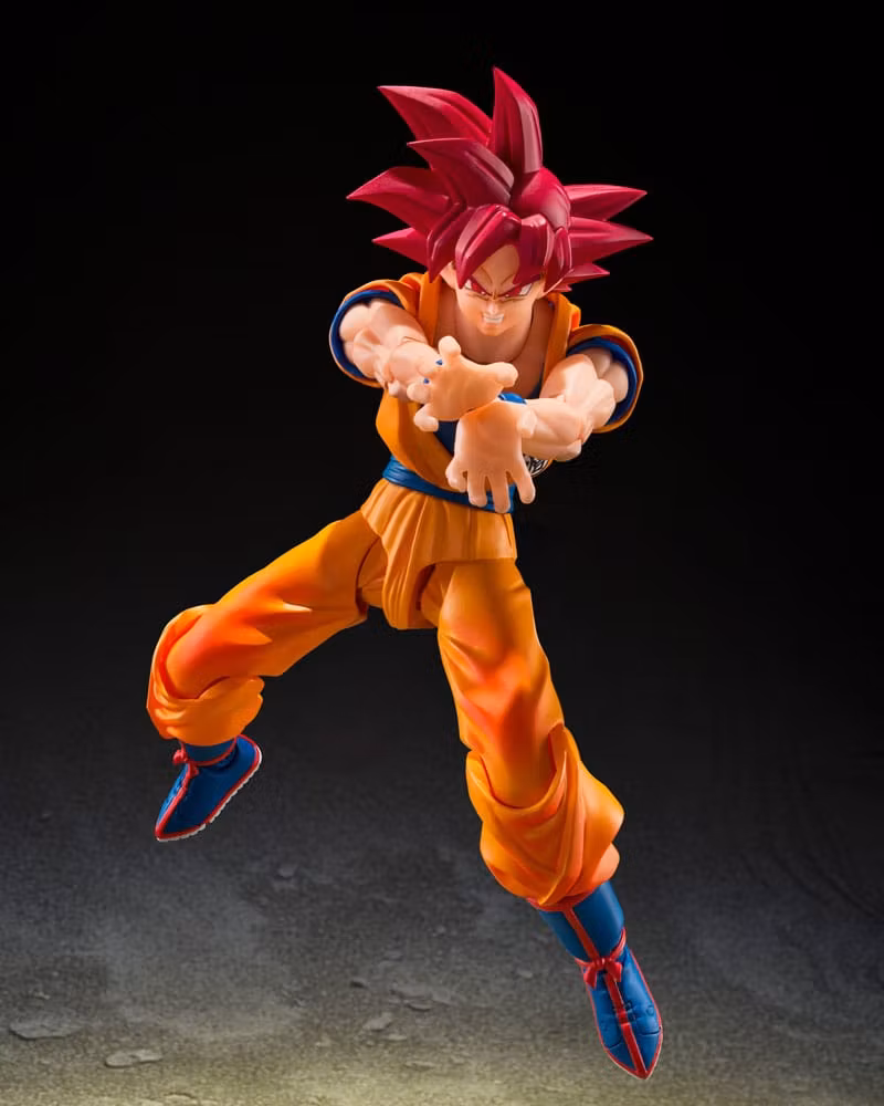 Dragon Ball Super S.H.Figuarts Action Figure Super Saiyan God Son Guko (God Aura) 15 cm (Totalpris 398,-)