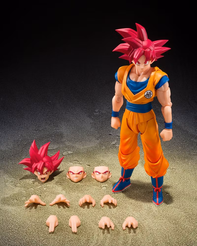 Dragon Ball Super S.H.Figuarts Action Figure Super Saiyan God Son Guko (God Aura) 15 cm (Totalpris 398,-)