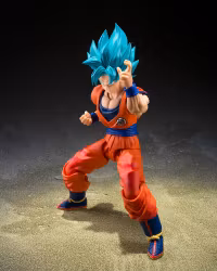 Dragon Ball Super S.H.Figuarts Action Figure Super Saiyan God Super Son Guko (Blue power transcending Limits) 15 cm (Totalpris 398,-)