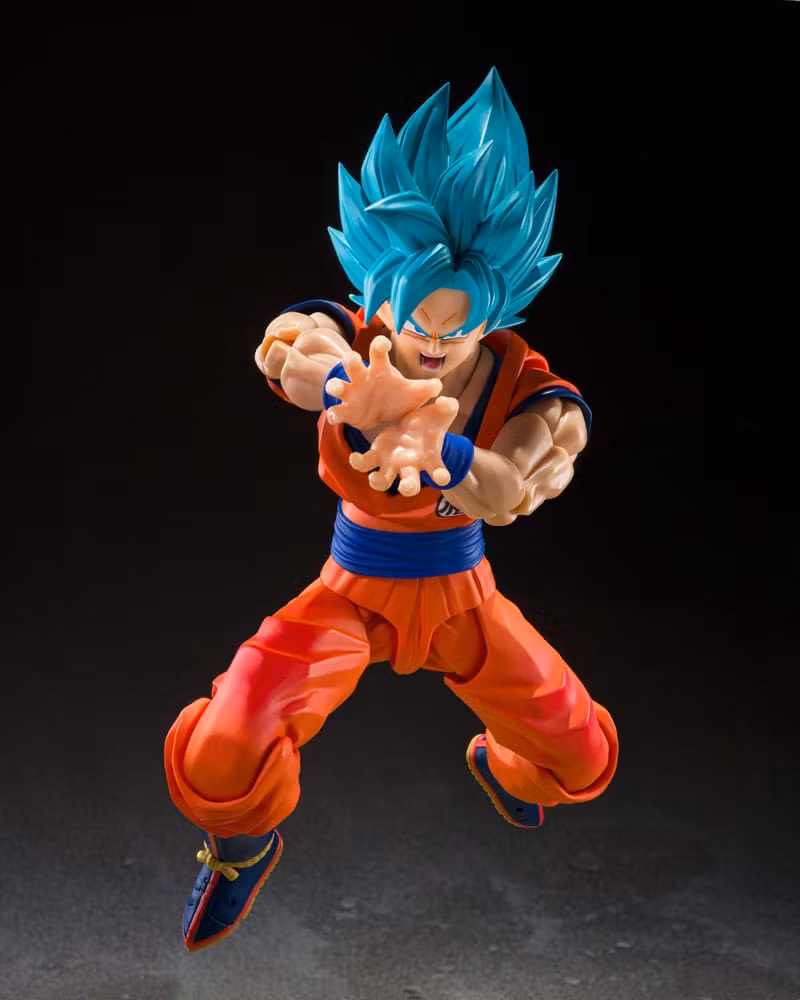 Dragon Ball Super S.H.Figuarts Action Figure Super Saiyan God Super Son Guko (Blue power transcending Limits) 15 cm (Totalpris 398,-)