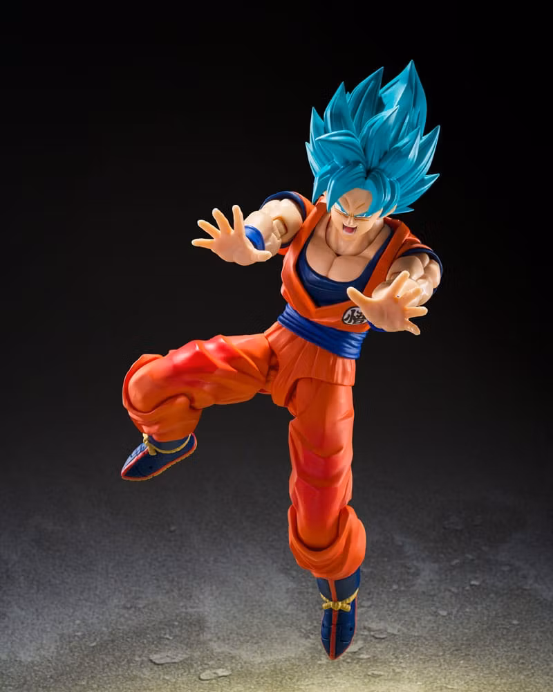 Dragon Ball Super S.H.Figuarts Action Figure Super Saiyan God Super Son Guko (Blue power transcending Limits) 15 cm (Totalpris 398,-)