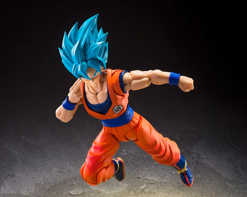 Dragon Ball Super S.H.Figuarts Action Figure Super Saiyan God Super Son Guko (Blue power transcending Limits) 15 cm (Totalpris 398,-)