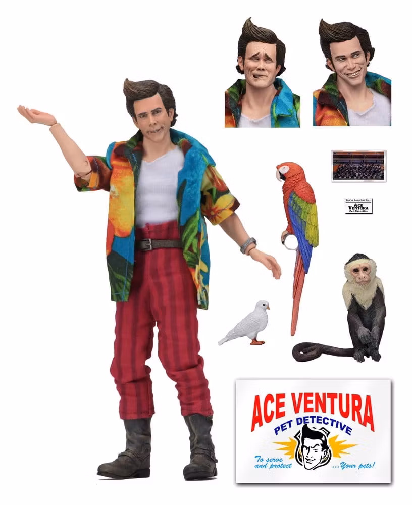 Ace Ventura Clothed Action Figure Ace Ventura 20 cm  (Totalpris 649,-)