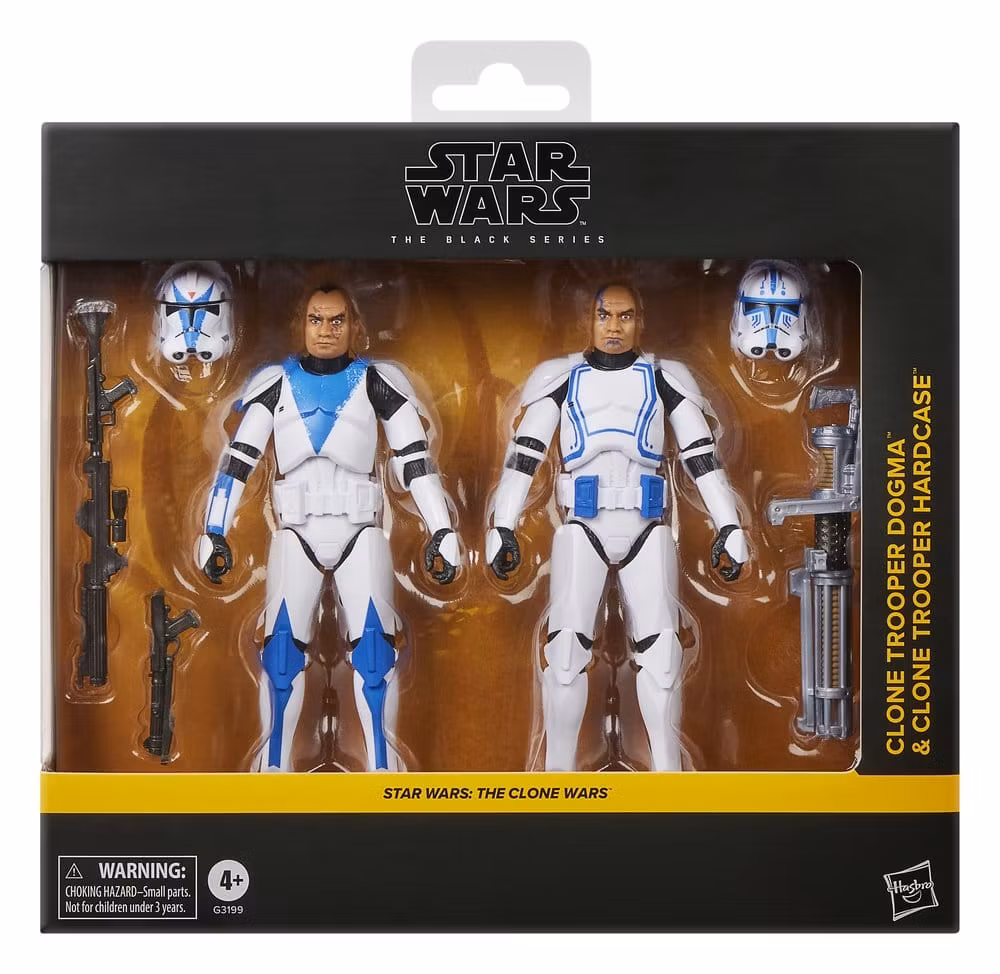 Star Wars: The Clone Wars Black Series Action Figure 2-Pack Clone Troopers Dogma & Hardcase 15 cm (Totalpris 898,-)