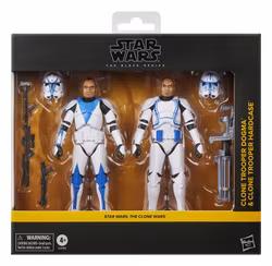 Star Wars: The Clone Wars Black Series Action Figure 2-Pack Clone Troopers Dogma & Hardcase 15 cm (Totalpris 898,-)