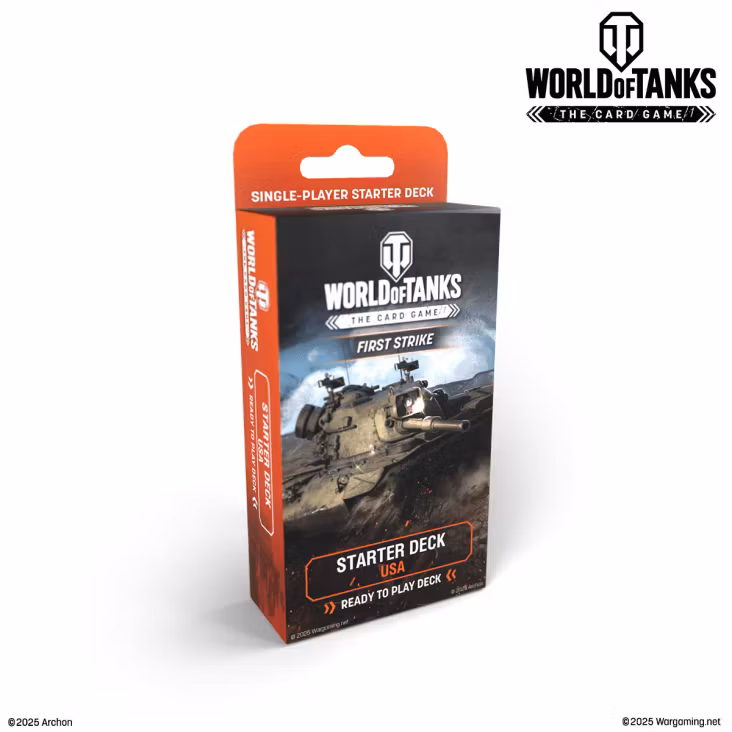 World of Tanks TCG First Strike Starter Deck USA (Engelsk utgave)