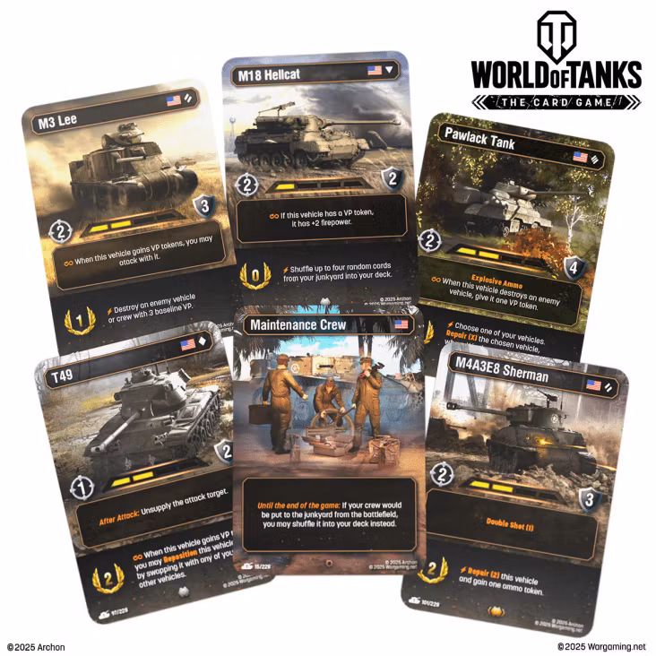 World of Tanks TCG First Strike Starter Deck USA (Engelsk utgave)