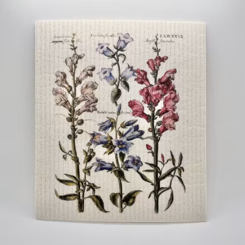 Disktrasa Blå blomster