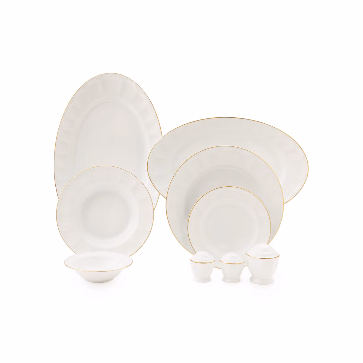 Riva Gold - 102-deler porselensett