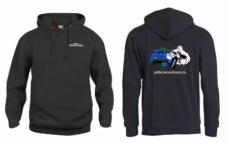 Pettersen Autospa  Nytt Design Hettegenser
