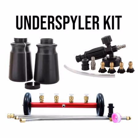 Turisimo - Komplett Underspyler KIT m/ Skumkanon