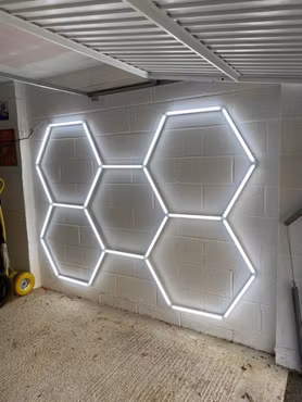 5 Hexagon belysningssystem