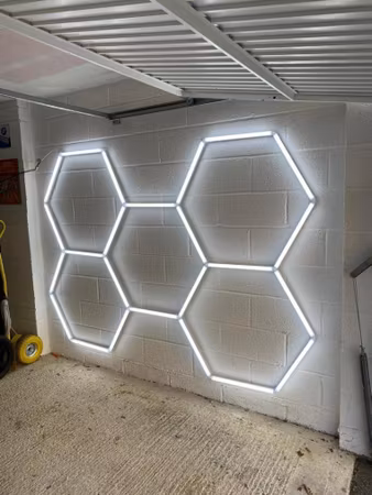 5 Hexagon belysningssystem