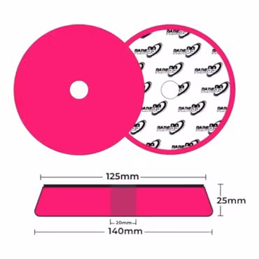 Pads99 Twister 125mm Rød Grov Da