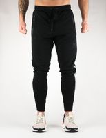 STRIPE JOGGERS - BLACK