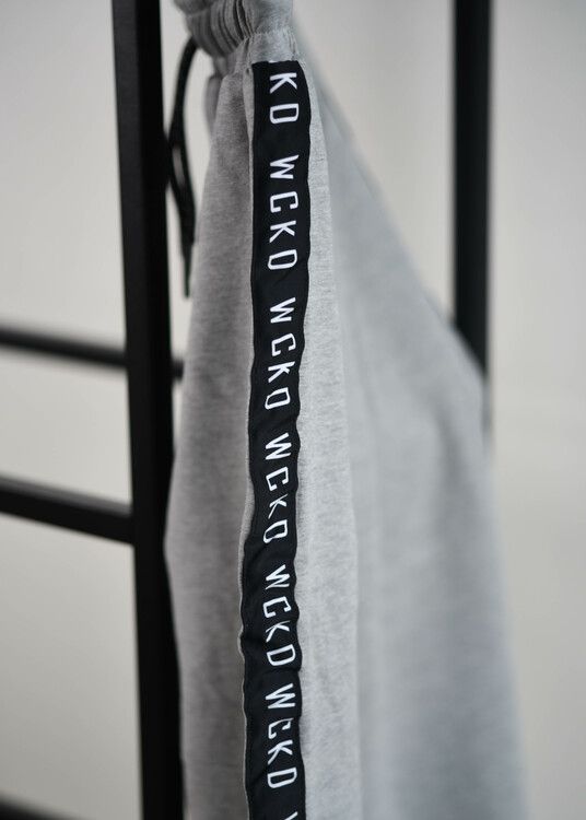 STRIPE JOGGERS - GREY