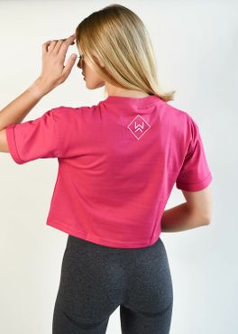 CROOPED T-shirt Rosa