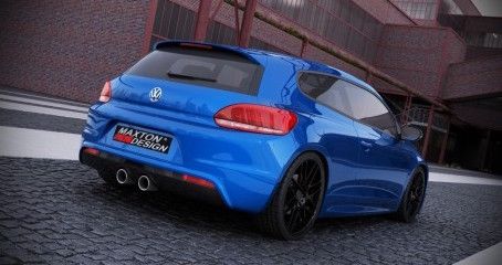 SCIROCCO - Bakre diffuser VW Scirocco III R med 2 ändrör