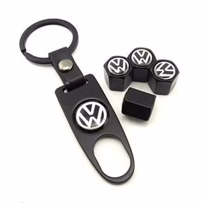 Volkswagen Ventilhattar Svart med Nyckelring