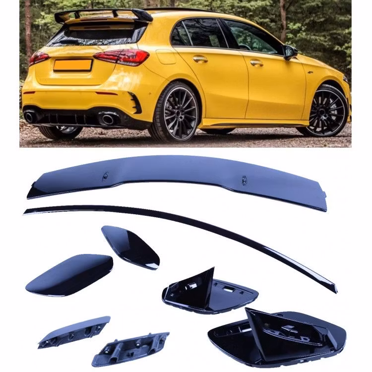 Mercedes Benz W177 Takspoiler SVART
