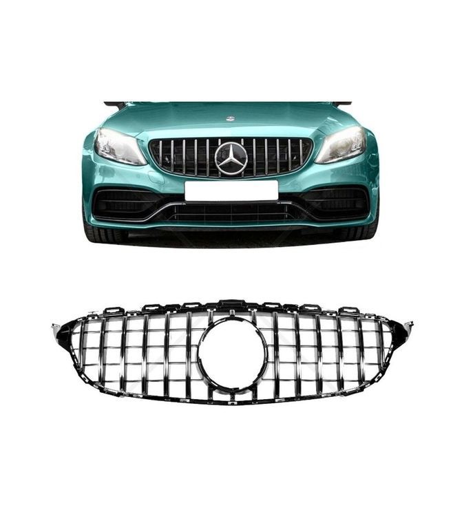 Mercedes-benz C Klass W205 Grill AMG GT KROM