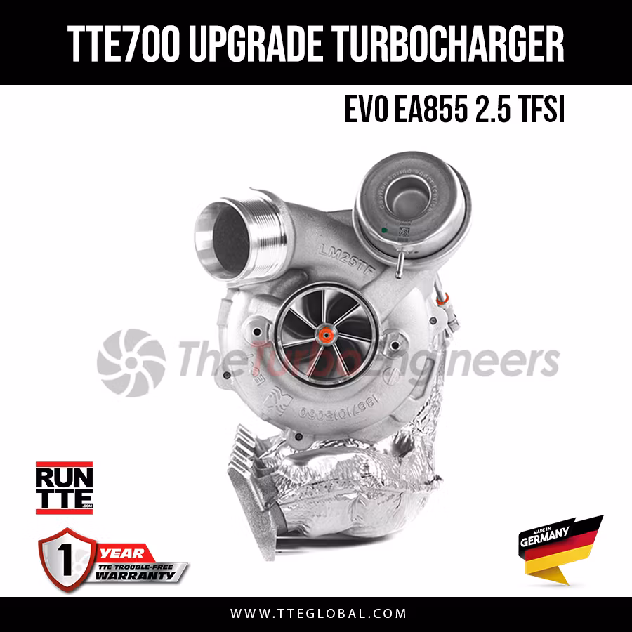 TTE700 EVO EA855 2.5 TFSI UPGRADE TURBOCHARGER Upgrade...