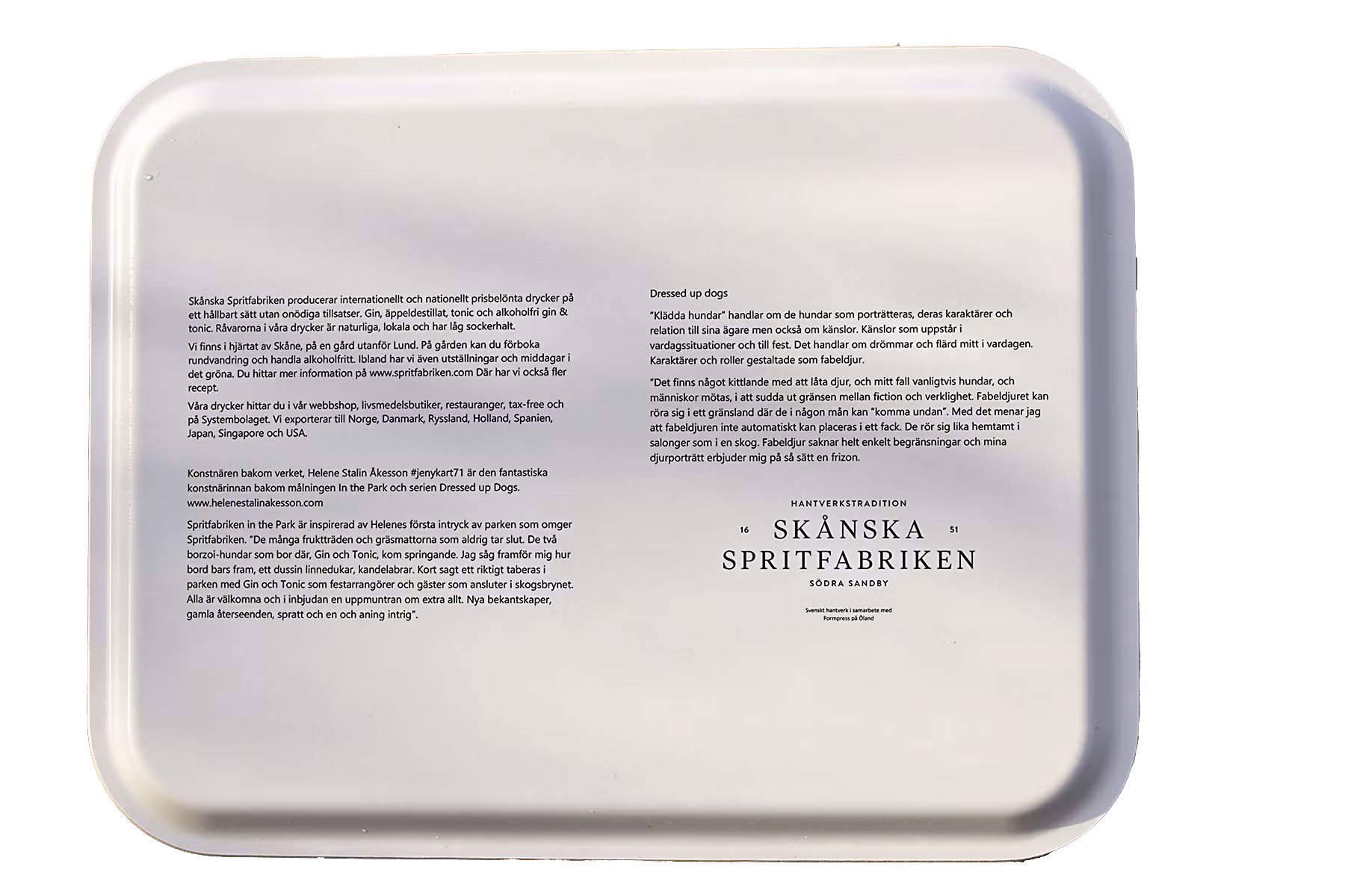 Bricka - spritfabriken in the park