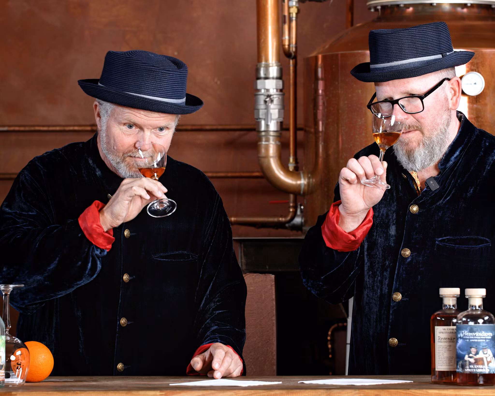 En helkväll vi provar och lär oss om olika typer av sprit