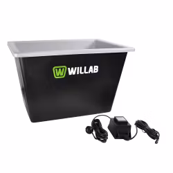 Värmebalja rektangulär 60L Willab