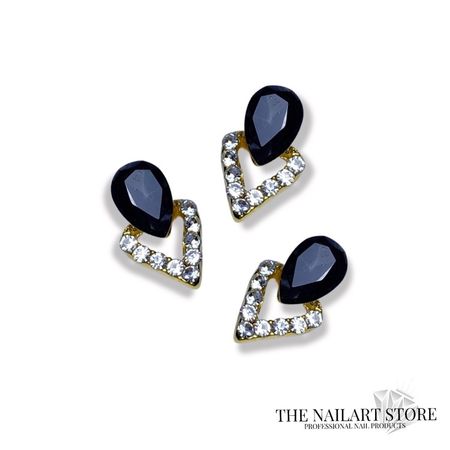 70% Diamond Drop Triangle - Black