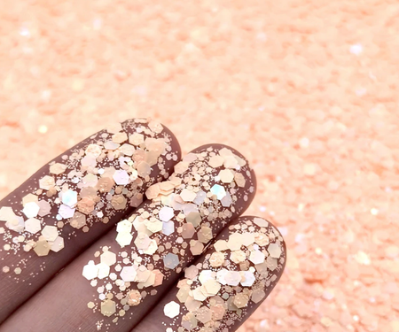 70% Glitter - Peachy
