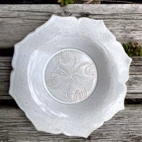 Änglar efterrättstallrik