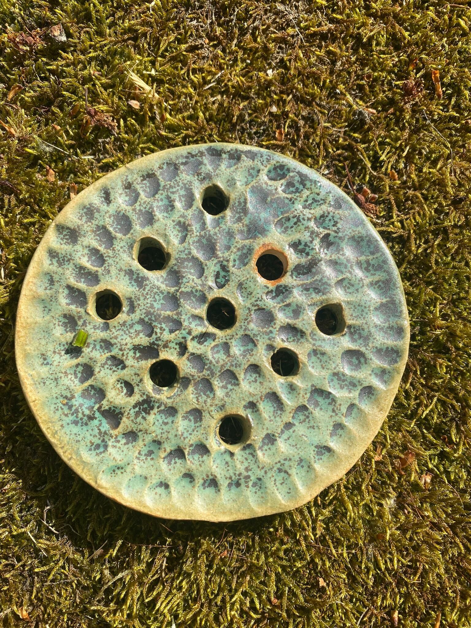 Blomhållare koppargrön