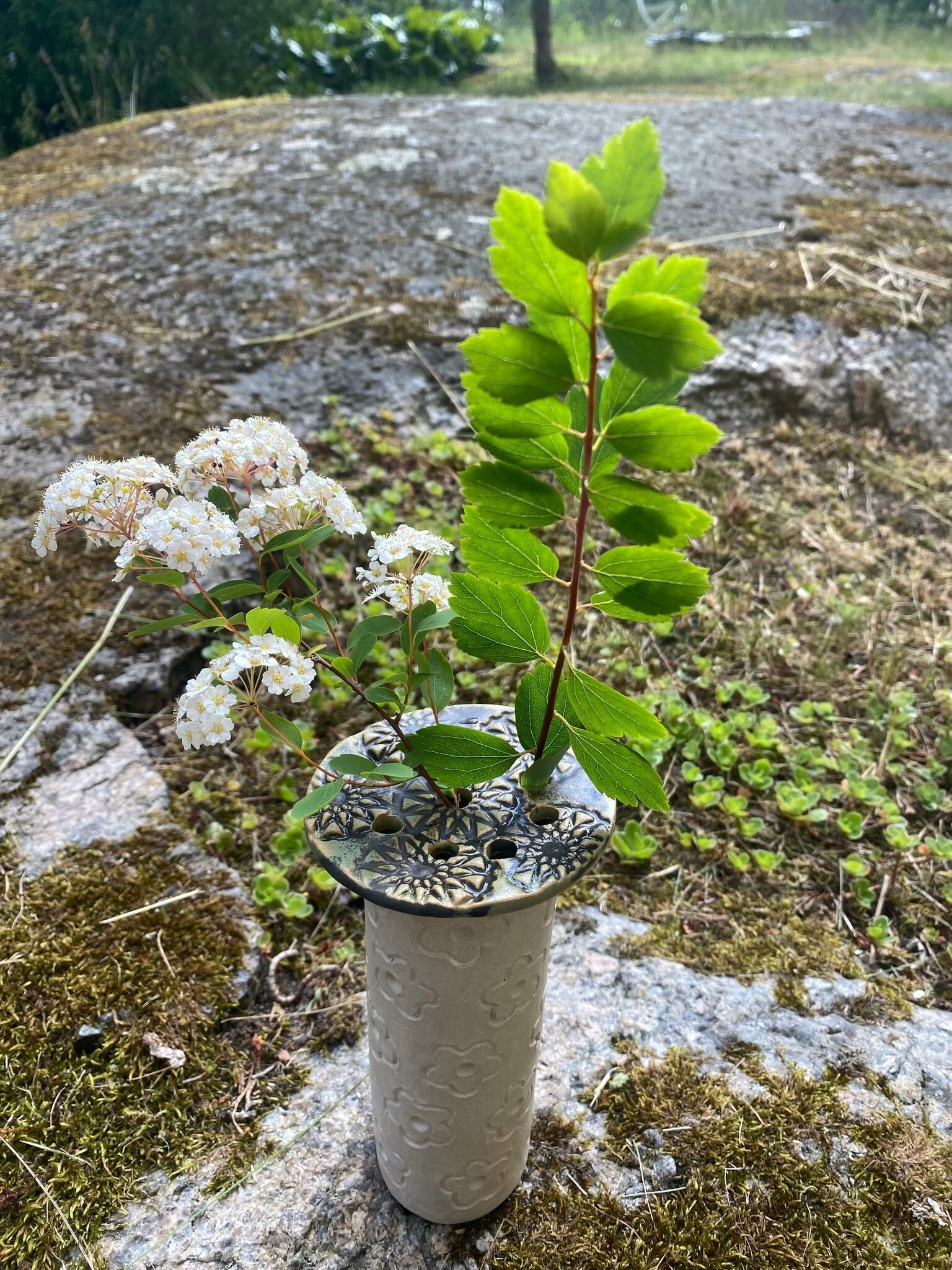 Blomhållare koppar