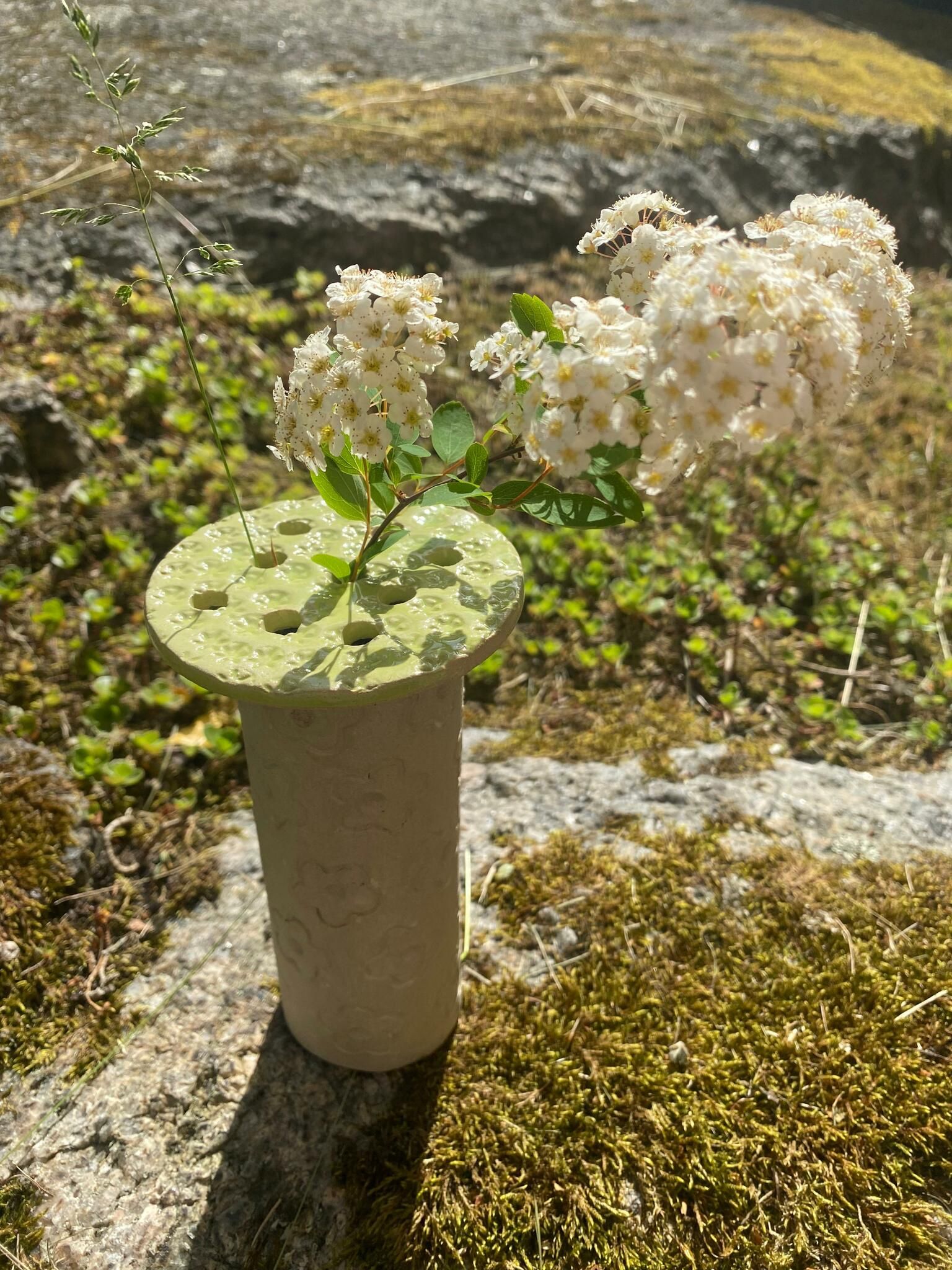 Blomhållare ljusgrön
