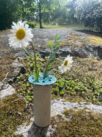 Blomhållare turkos