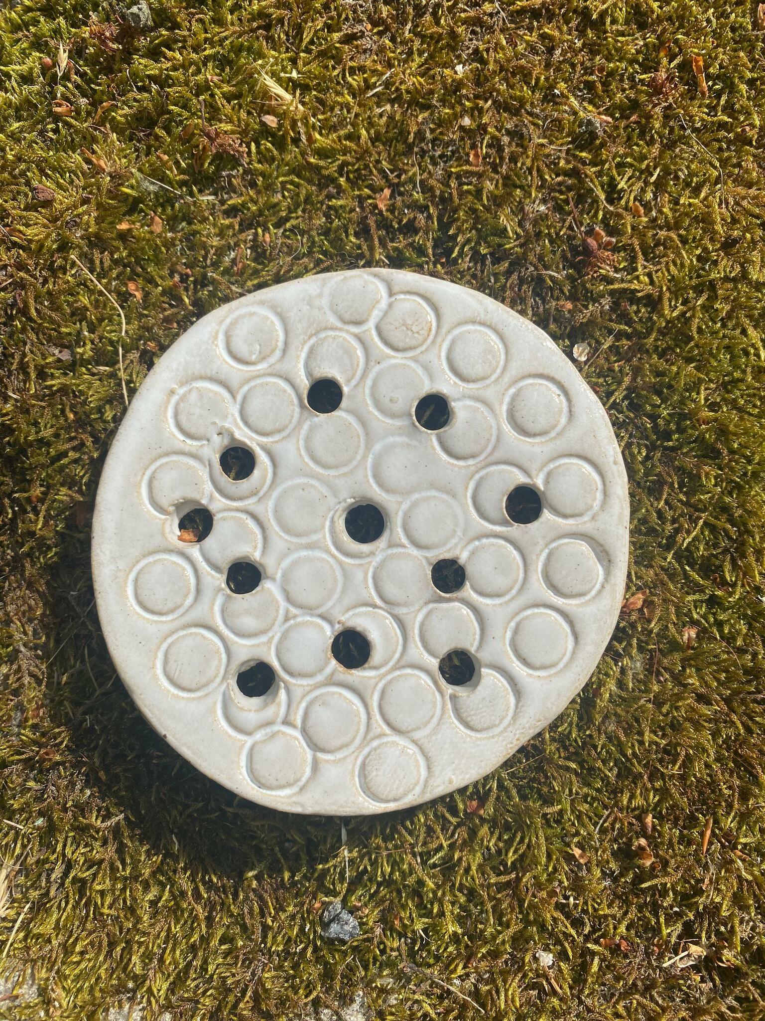 Blomhållare vit